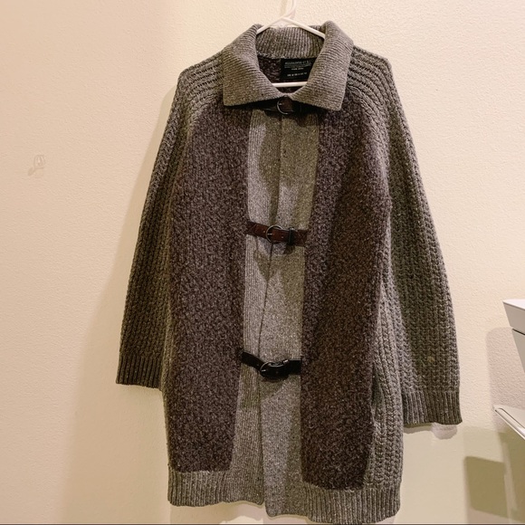 All Saints Sweaters - All Saint Cardigan Leather Buckles